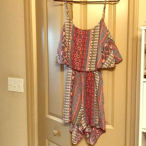 Romper-Multi-Colored-Charlotte Russe